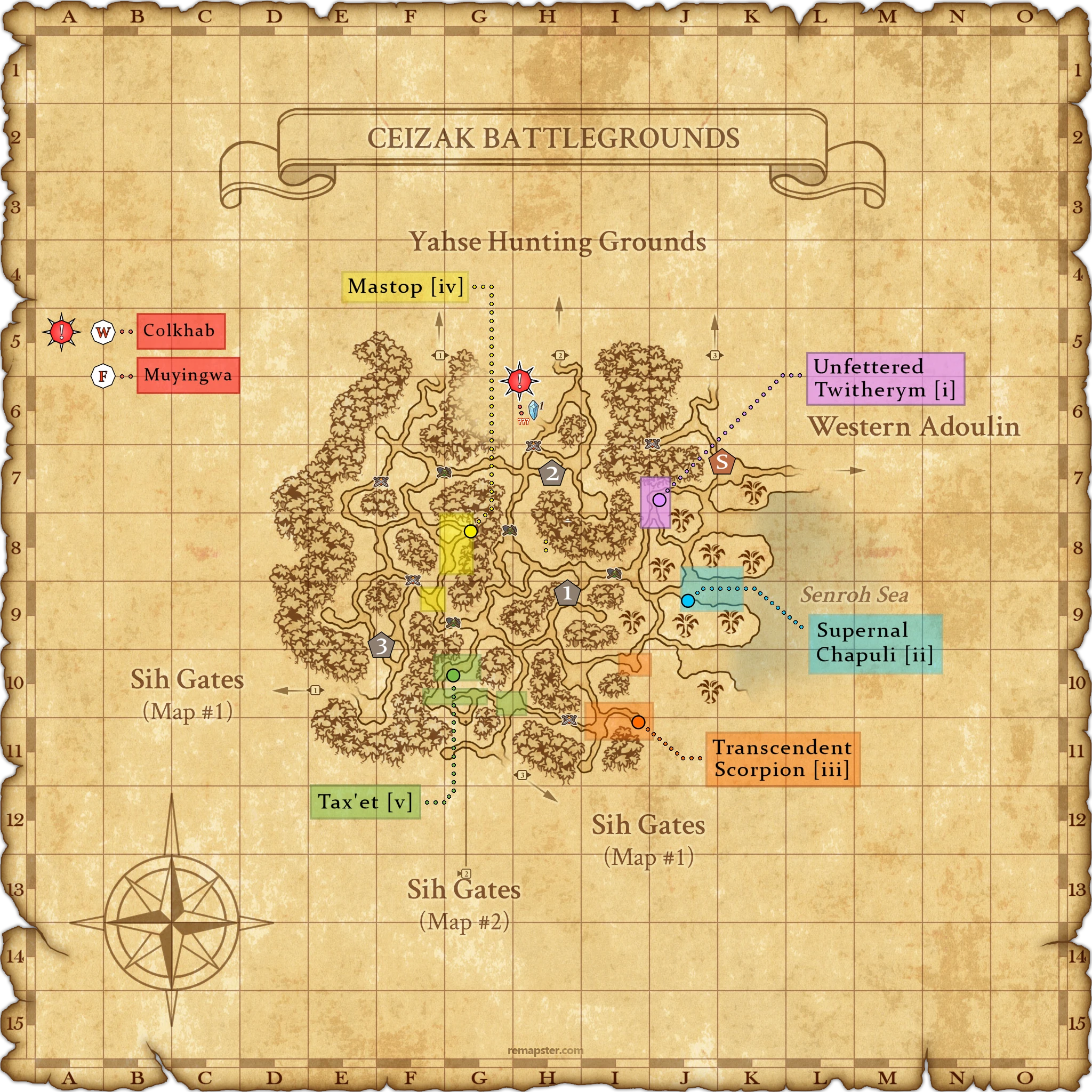 Ceizak Battlegrounds Map