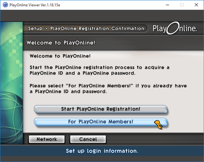 PlayOnline - Welcome